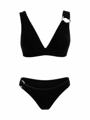 3121466 black bralette ring bikini FRONT